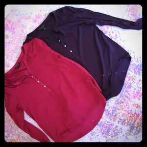 Bundle of 2 XS Banana Republic Dress tops